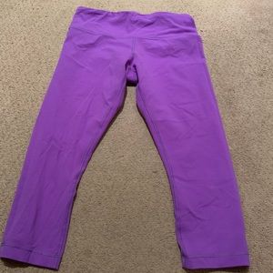 Purple capris